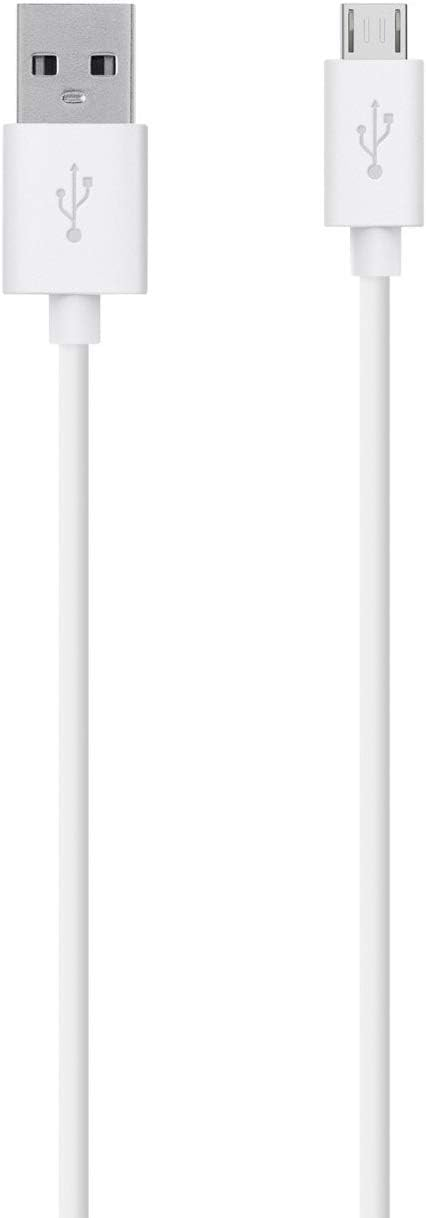 Belkin MixIt Colour Range 2m Micro USB Cable for Smartphones and Tablets - White Belkin MixIt Colour Range 2m Micro USB Cable for Smartphones and Tablets - White